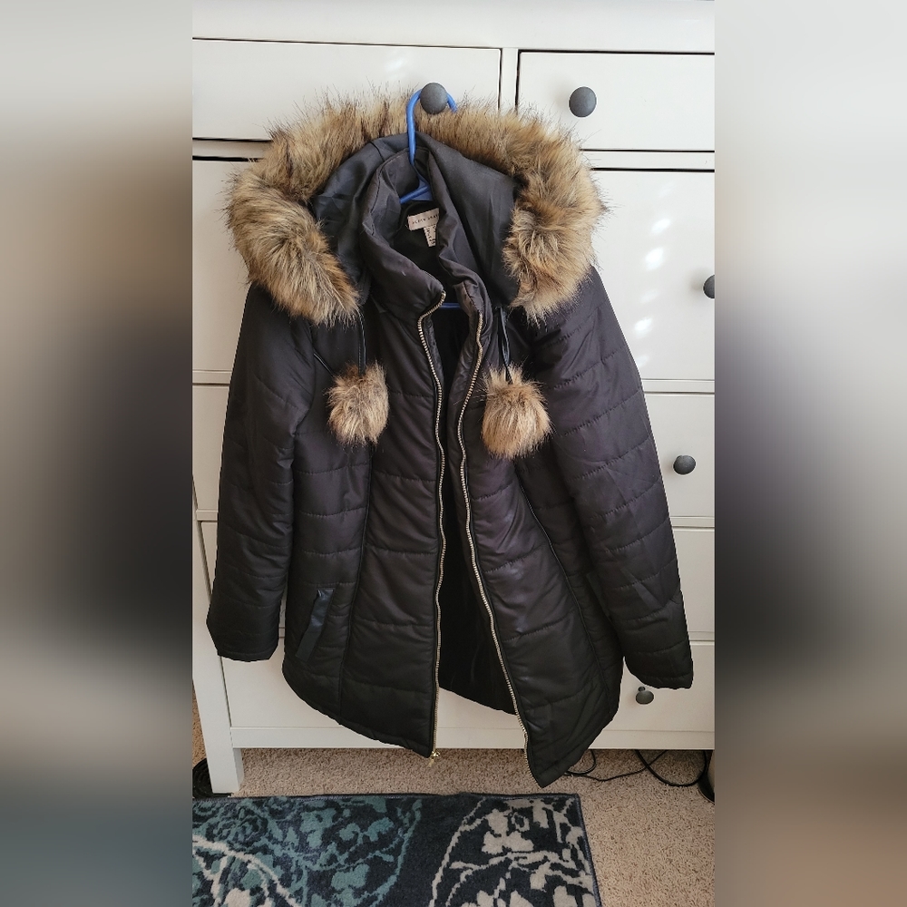 Susan Graver Water Resistant Quilted Puffer Jacket with Hood